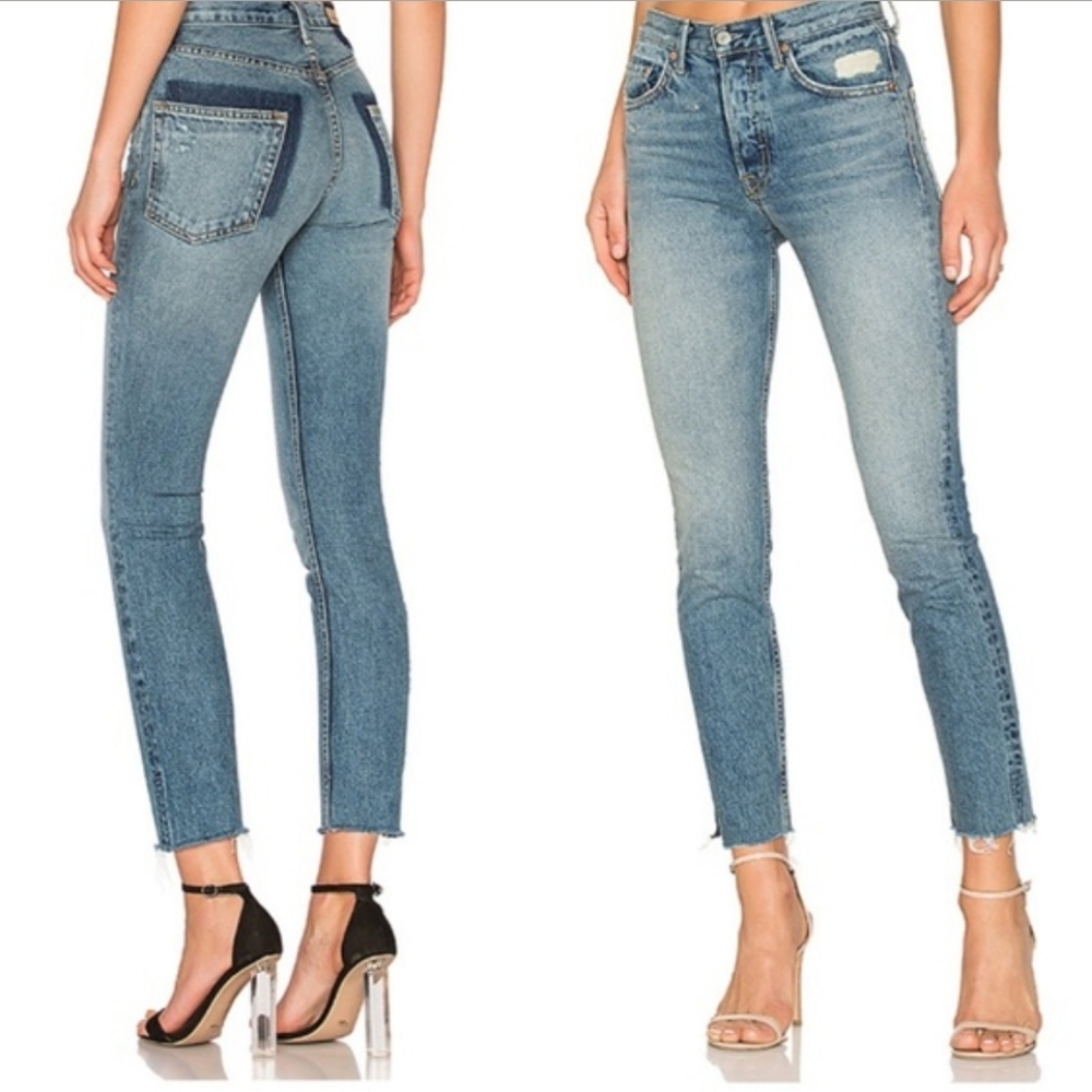 GRLFRND Karolina High Rise Jean Whole Lotta Love